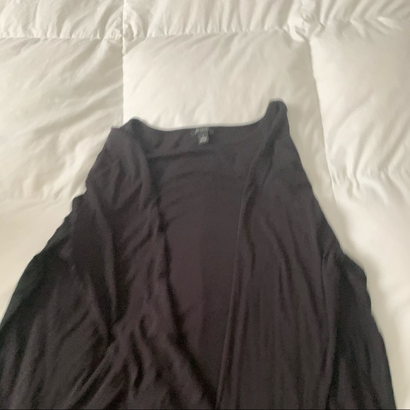 Mixed media blouse with chiffon back - Picture 2 of 3